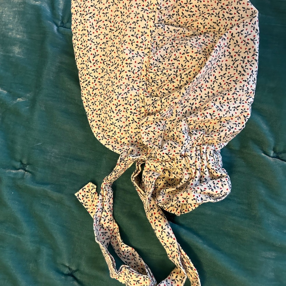 Floral Kids Bonnet prairie cosplay